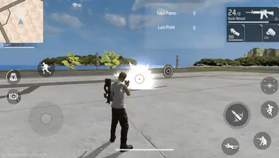 Free Fire character combat art showing skill effects