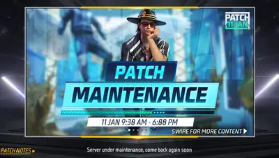 Free Fire server status art